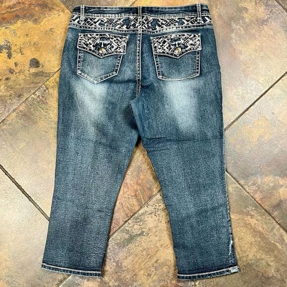 ND Weekend Cropped Button Flap Pockets Jeans 14 - Picture 1 of 8